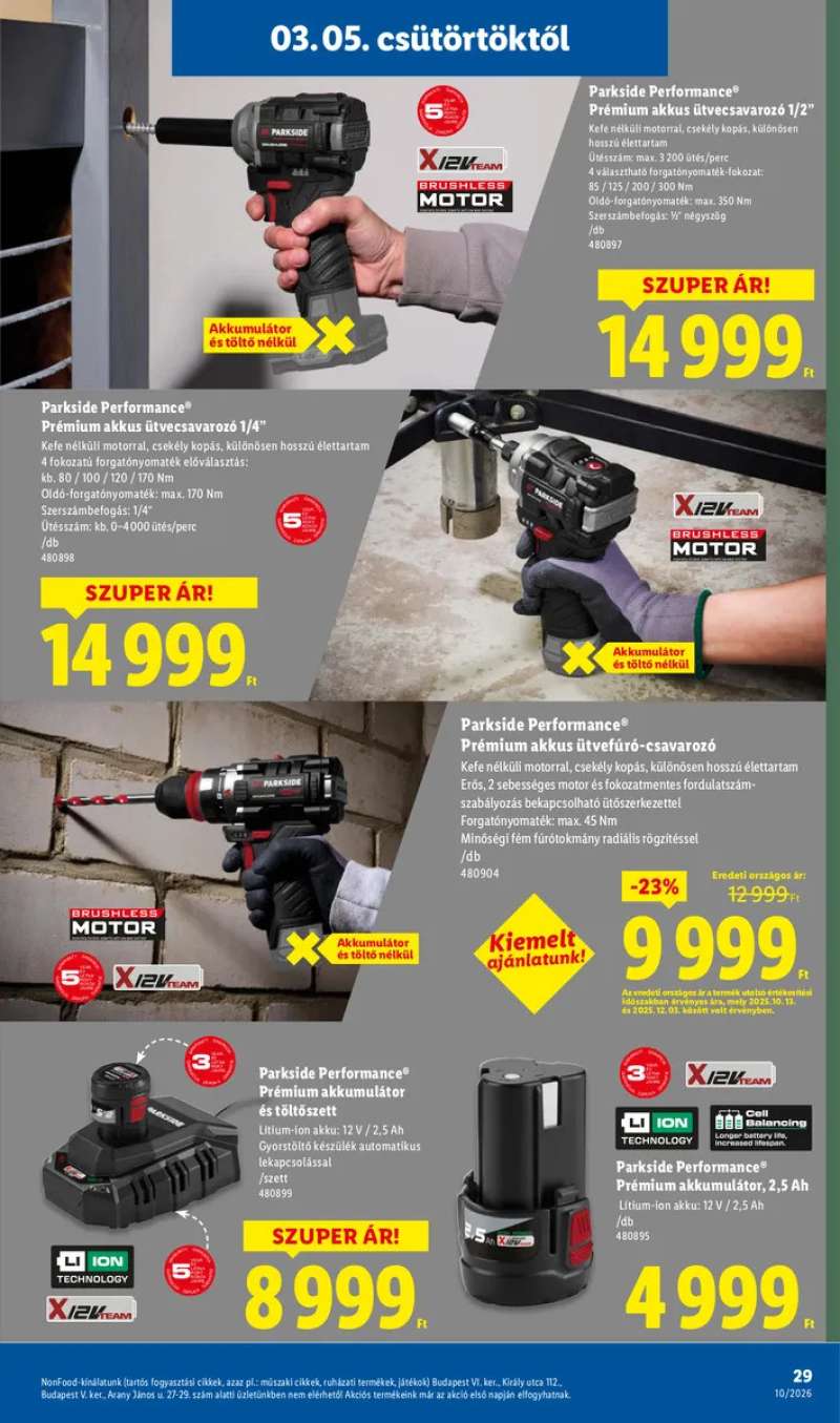 Lidl Akciós Újság 2026.03-05-től 29 oldal