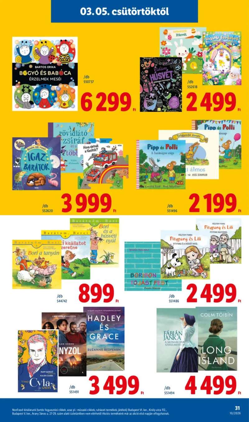 Lidl Akciós Újság 2026.03-05-től 31 oldal