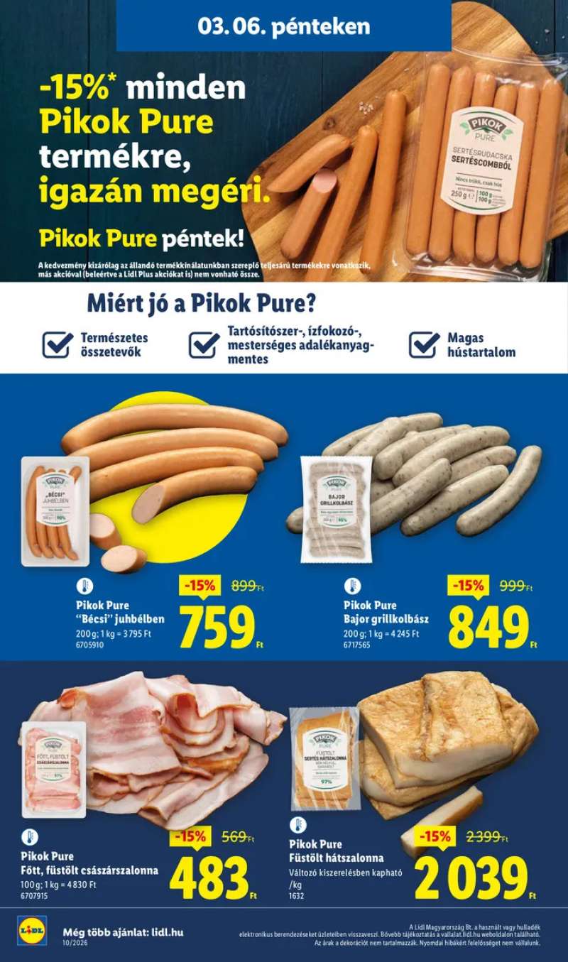 Lidl Akciós Újság 2026.03-05-től 36 oldal