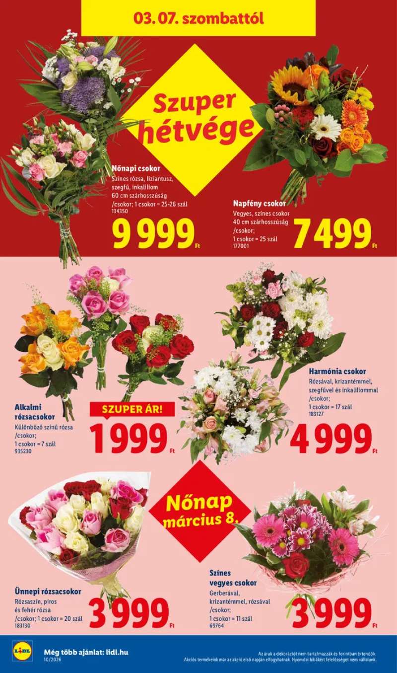 Lidl Akciós Újság 2026.03-05-től 38 oldal