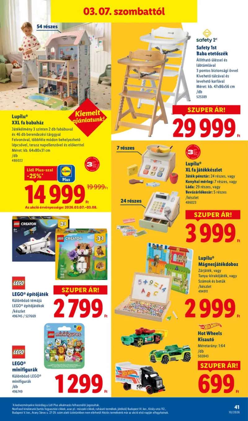 Lidl Akciós Újság 2026.03-05-től 41 oldal