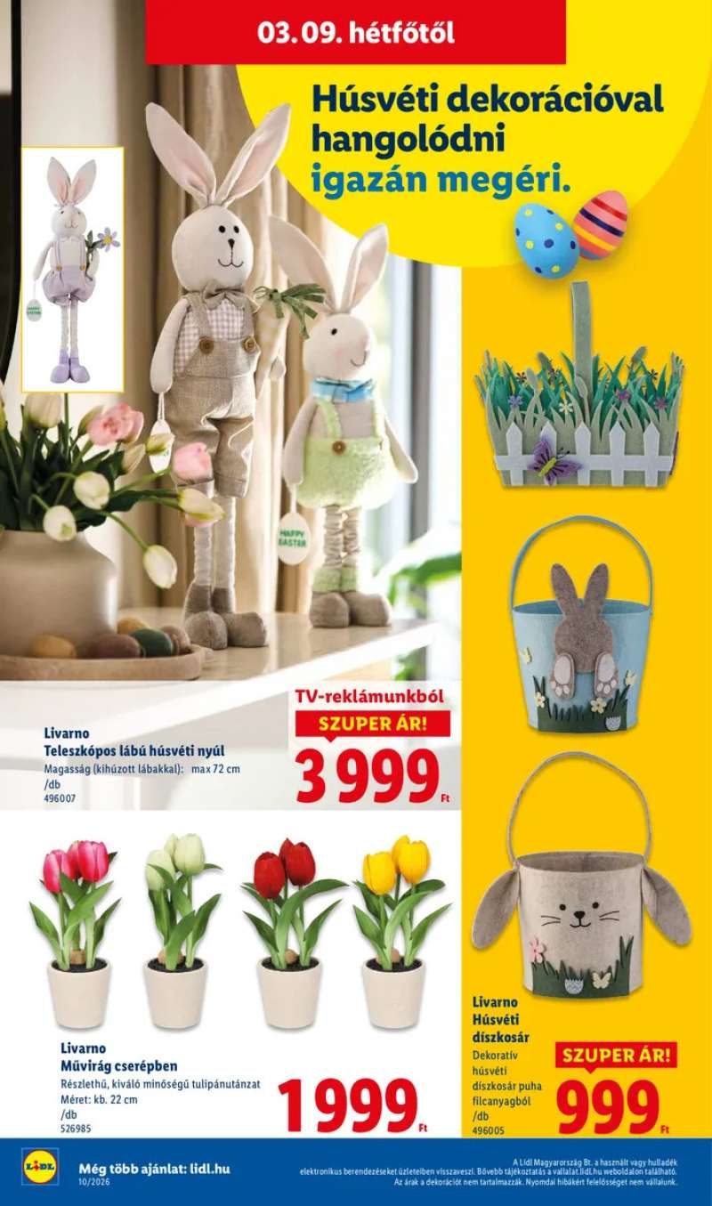 Lidl Akciós Újság 2026.03-05-től 44 oldal