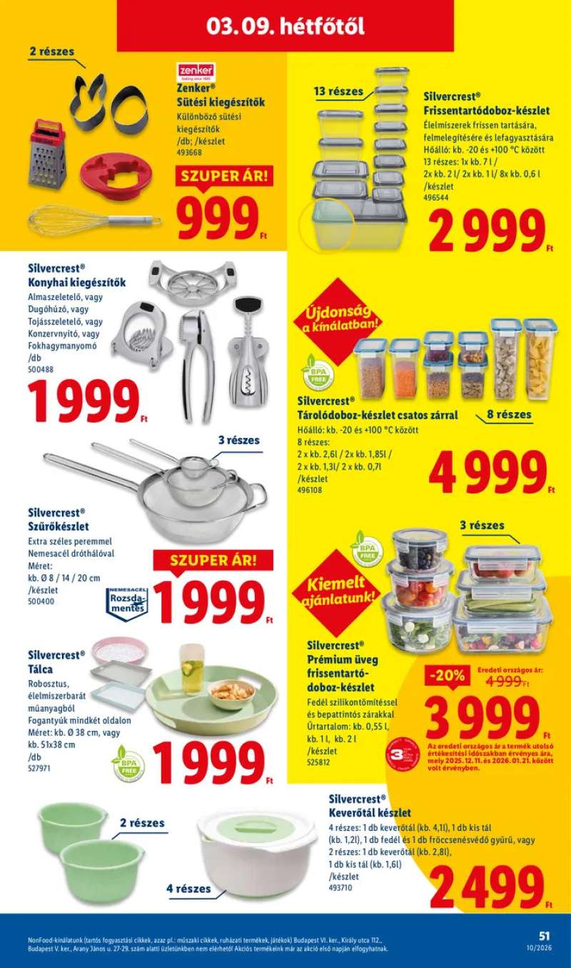 Lidl Akciós Újság 2026.03-05-től 51 oldal