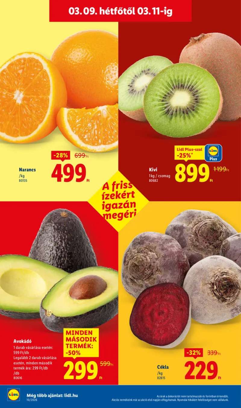 Lidl Akciós Újság 2026.03-05-től 52 oldal