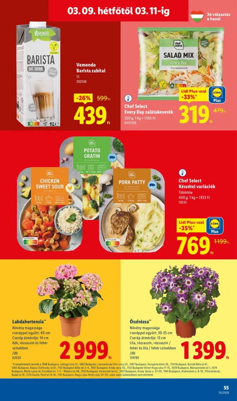Lidl Akciós Újság 2026.03-05-től 55 oldal