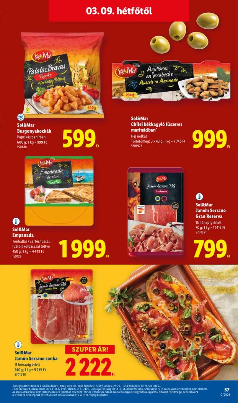 Lidl Akciós Újság 2026.03-05-től 57 oldal