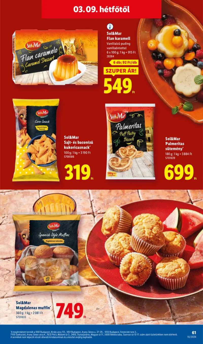 Lidl Akciós Újság 2026.03-05-től 61 oldal