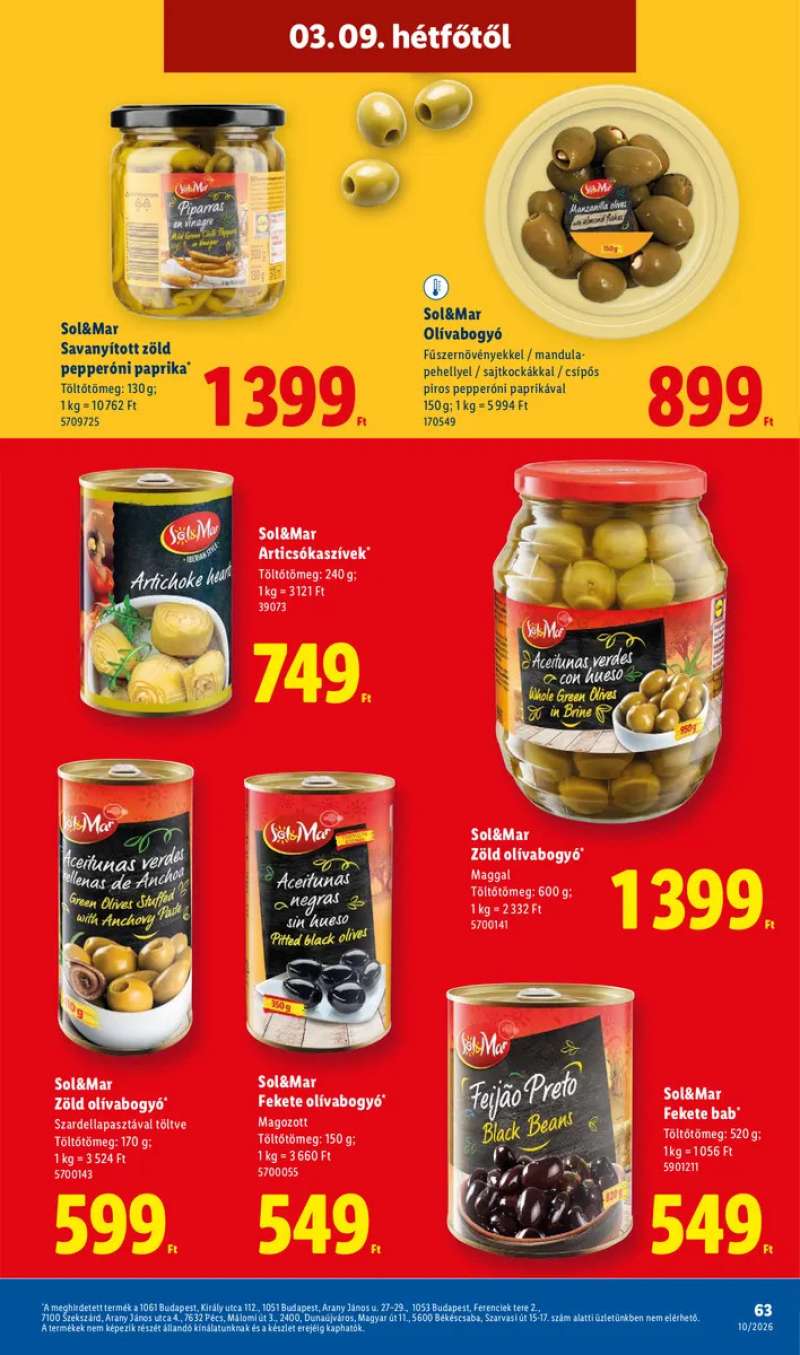 Lidl Akciós Újság 2026.03-05-től 63 oldal