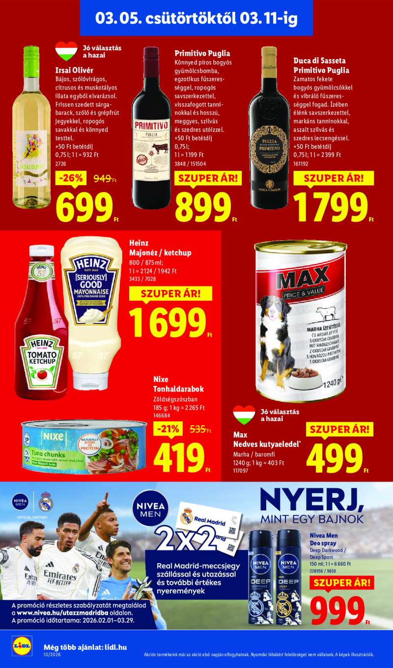 Lidl Érvényes 03.05-től 12 oldal