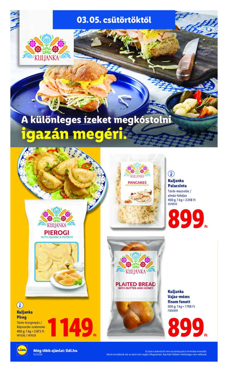 Lidl Érvényes 03.05-től 18 oldal