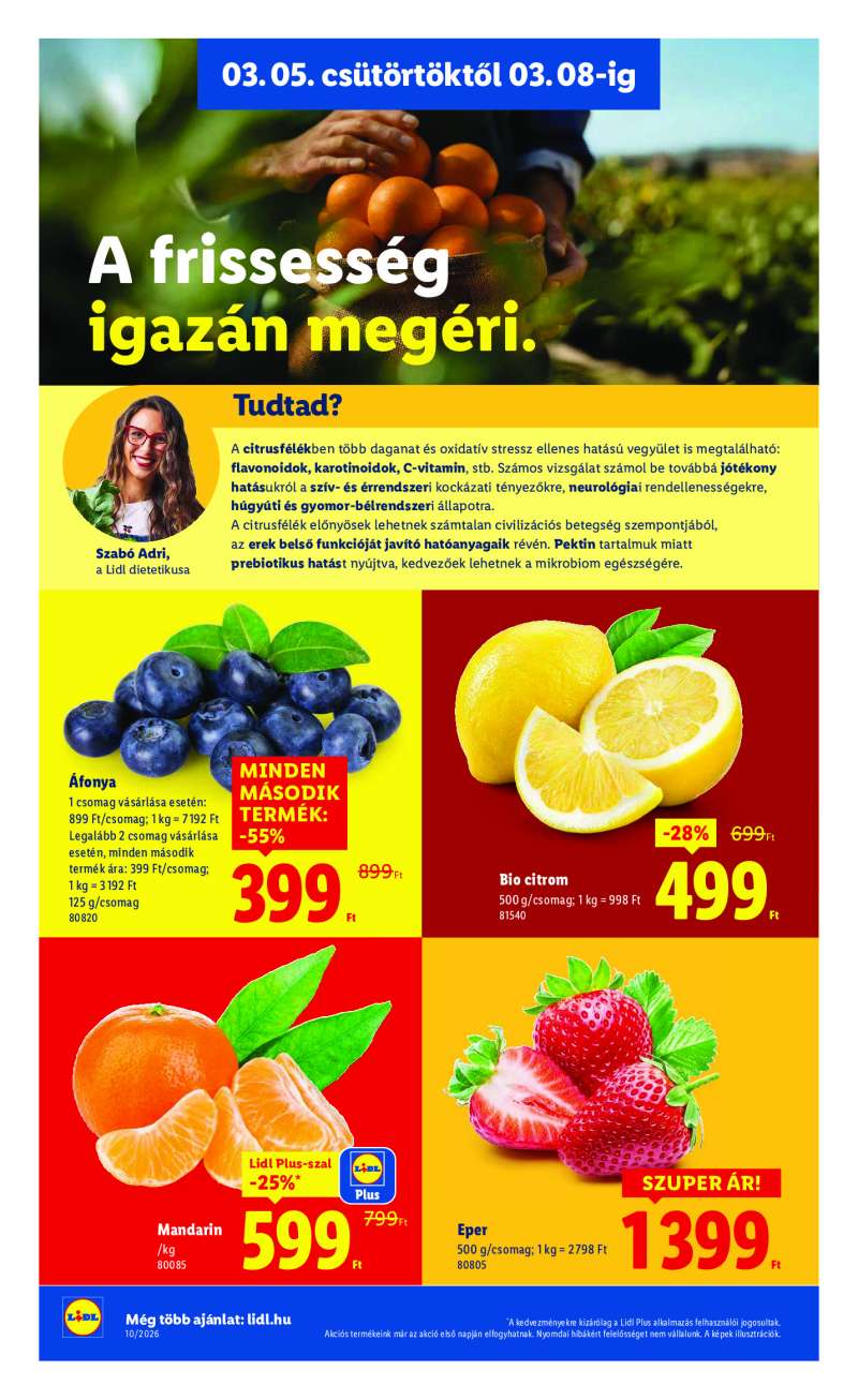 Lidl Érvényes 03.05-től 2 oldal