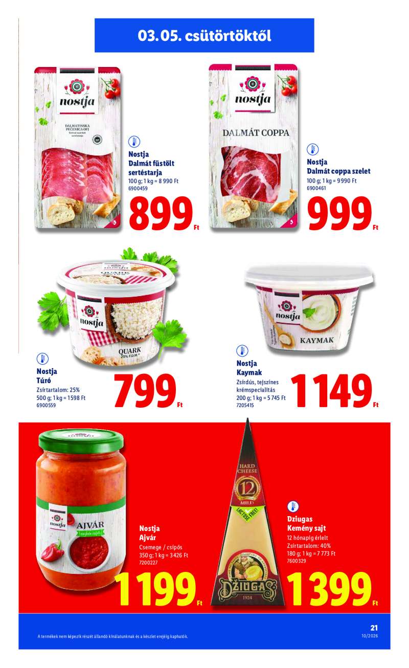 Lidl Érvényes 03.05-től 21 oldal