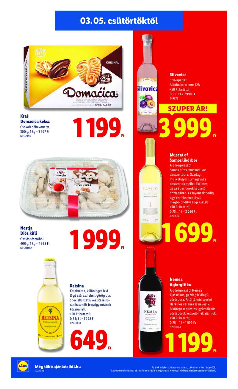 Lidl Érvényes 03.05-től 22 oldal