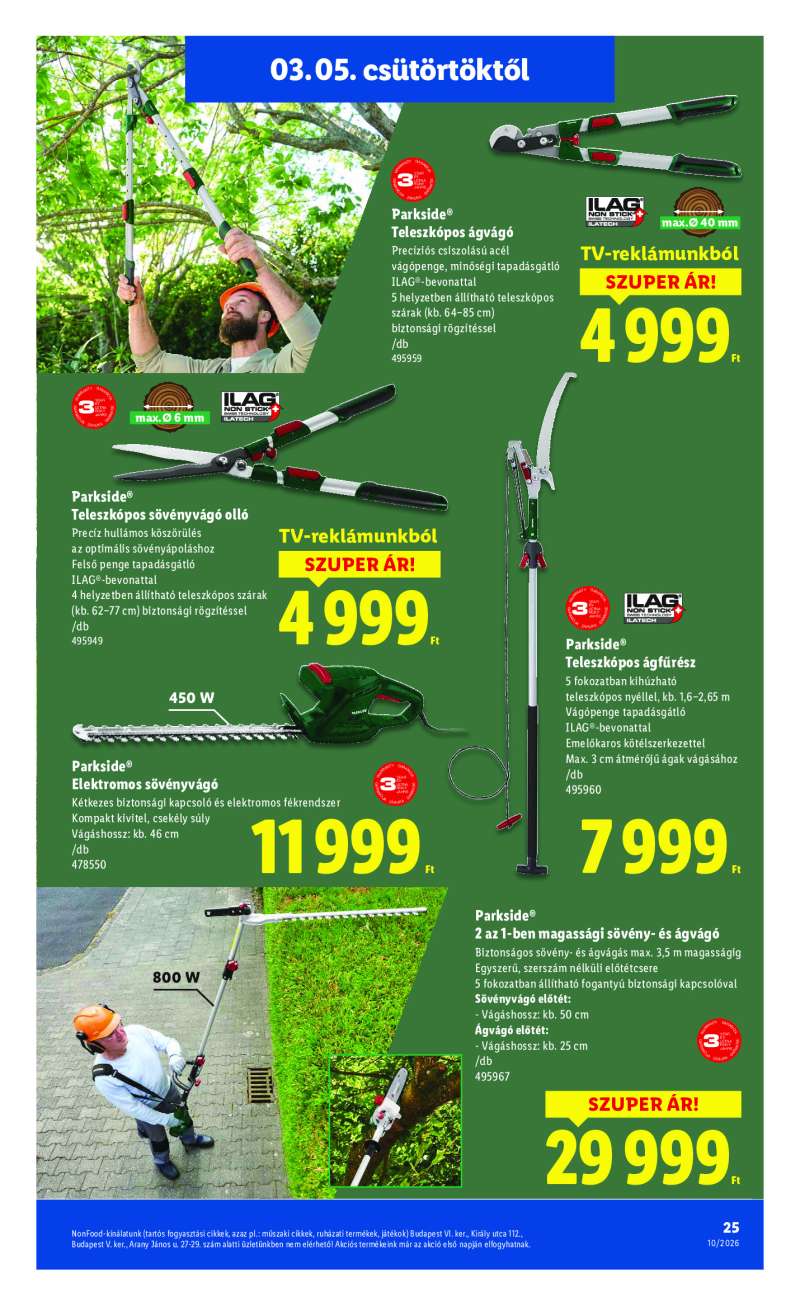 Lidl Érvényes 03.05-től 25 oldal