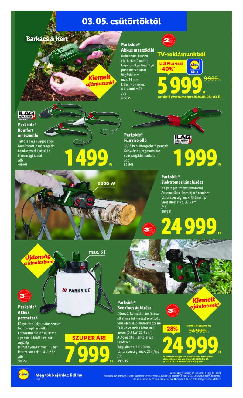 Lidl Érvényes 03.05-től 26 oldal