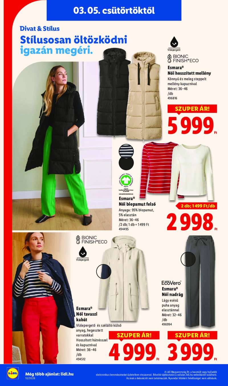 Lidl Érvényes 03.05-től 32 oldal