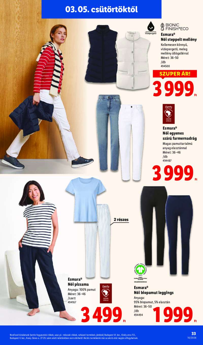 Lidl Érvényes 03.05-től 33 oldal
