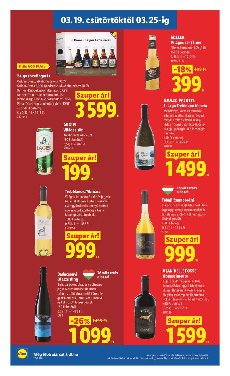 Lidl Érvényes 03.19-től 12 oldal