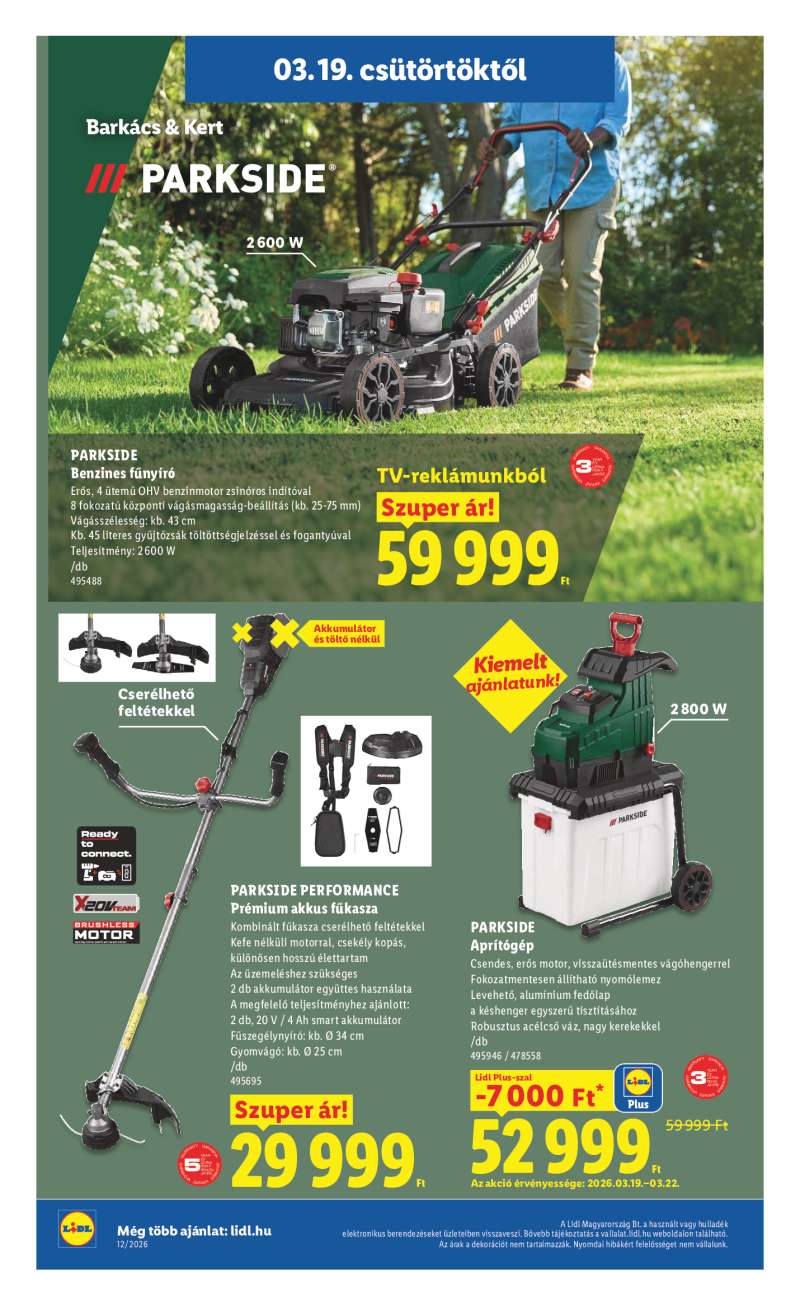 Lidl Érvényes 03.19-től 24 oldal