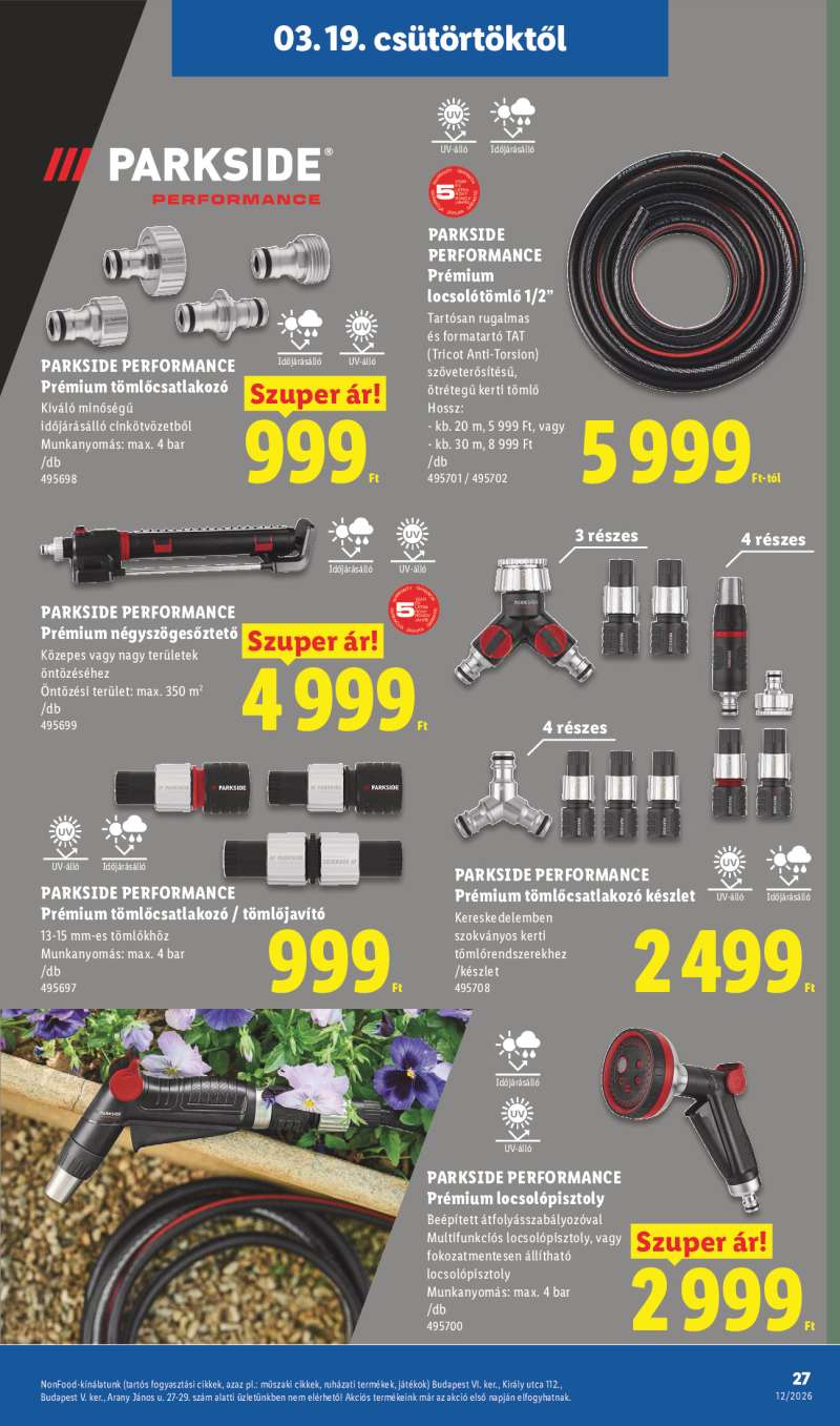 Lidl Érvényes 03.19-től 27 oldal