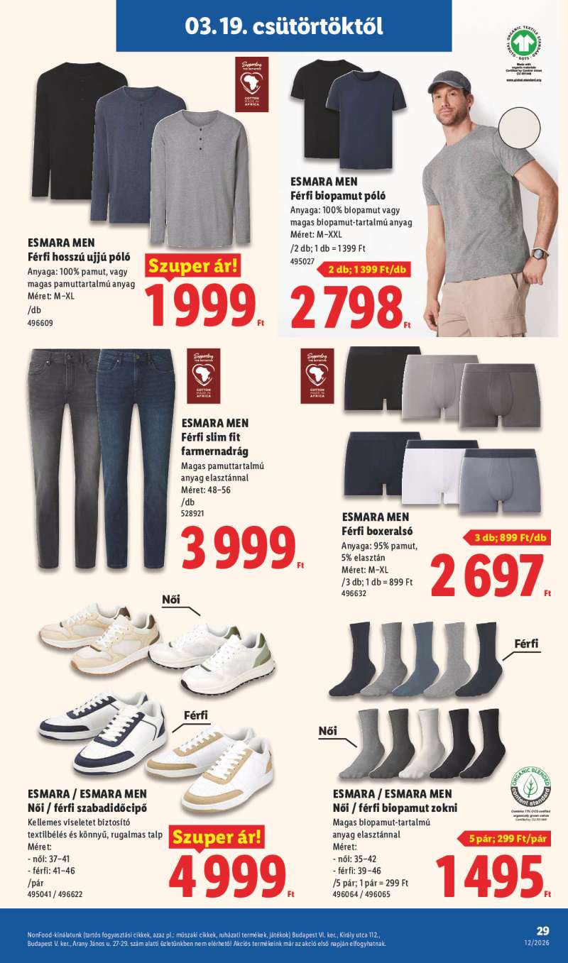 Lidl Érvényes 03.19-től 29 oldal