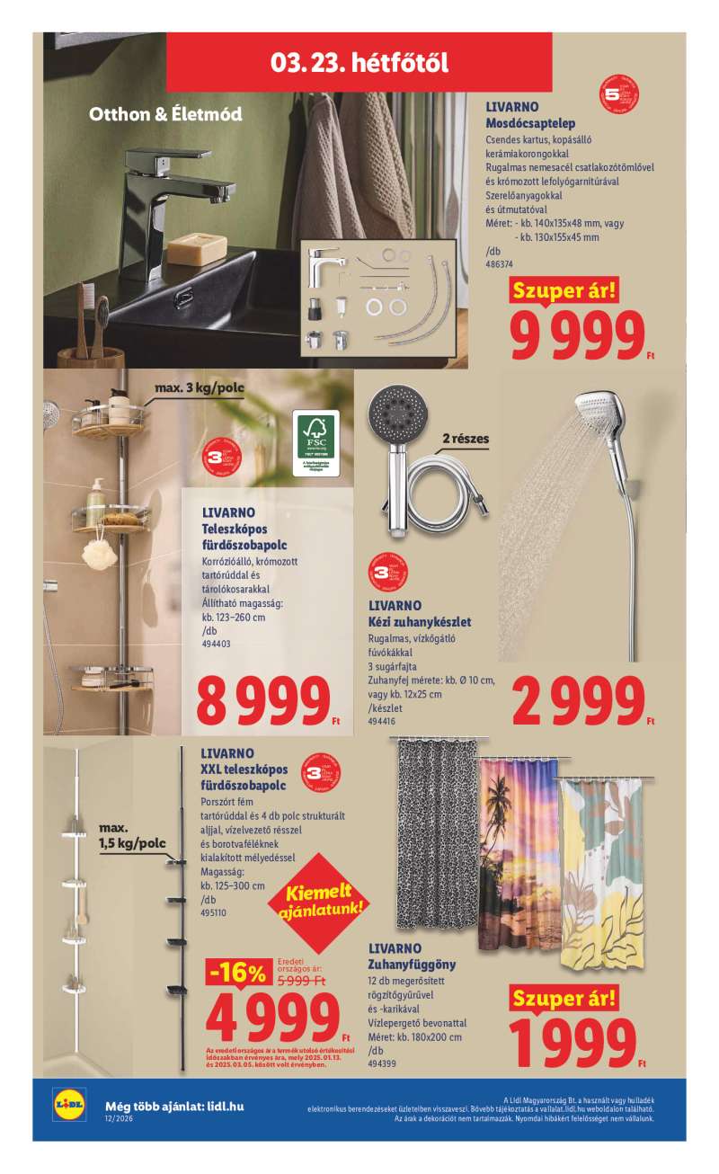 Lidl Érvényes 03.19-től 40 oldal