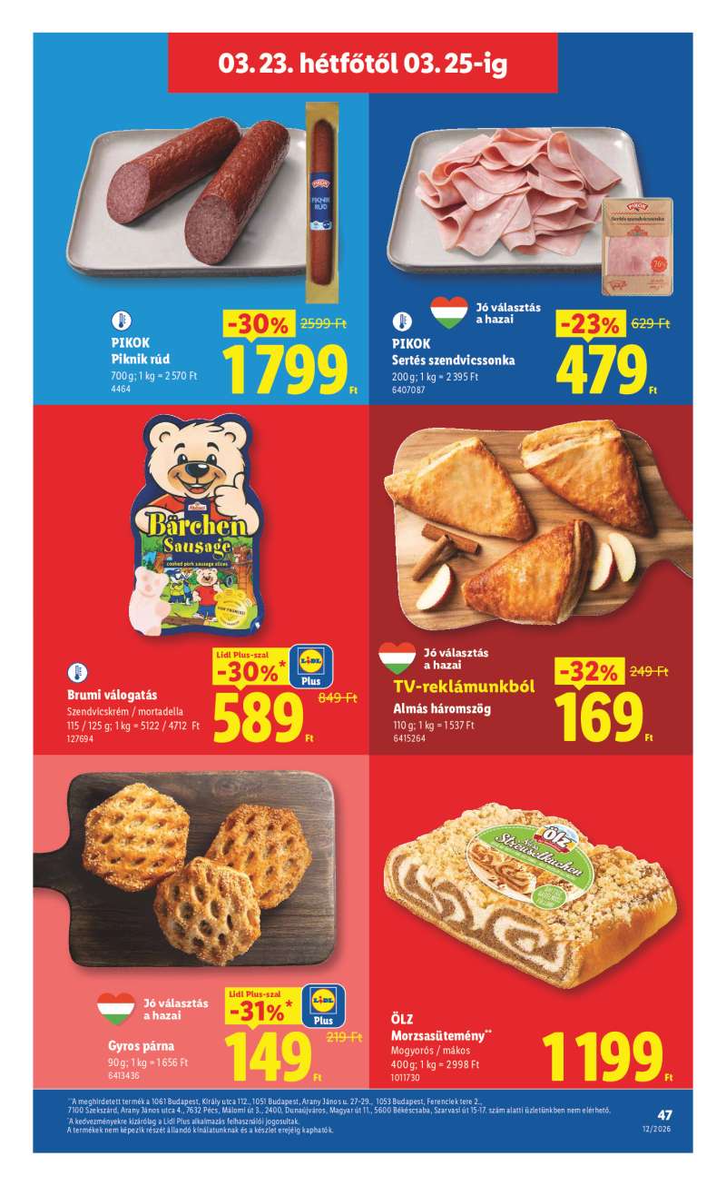 Lidl Érvényes 03.19-től 47 oldal