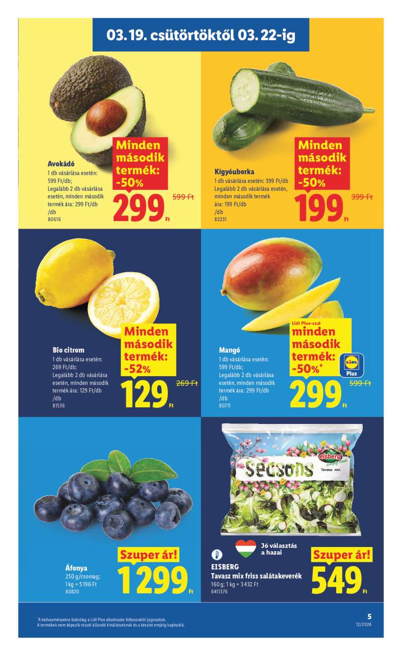 Lidl Érvényes 03.19-től 5 oldal