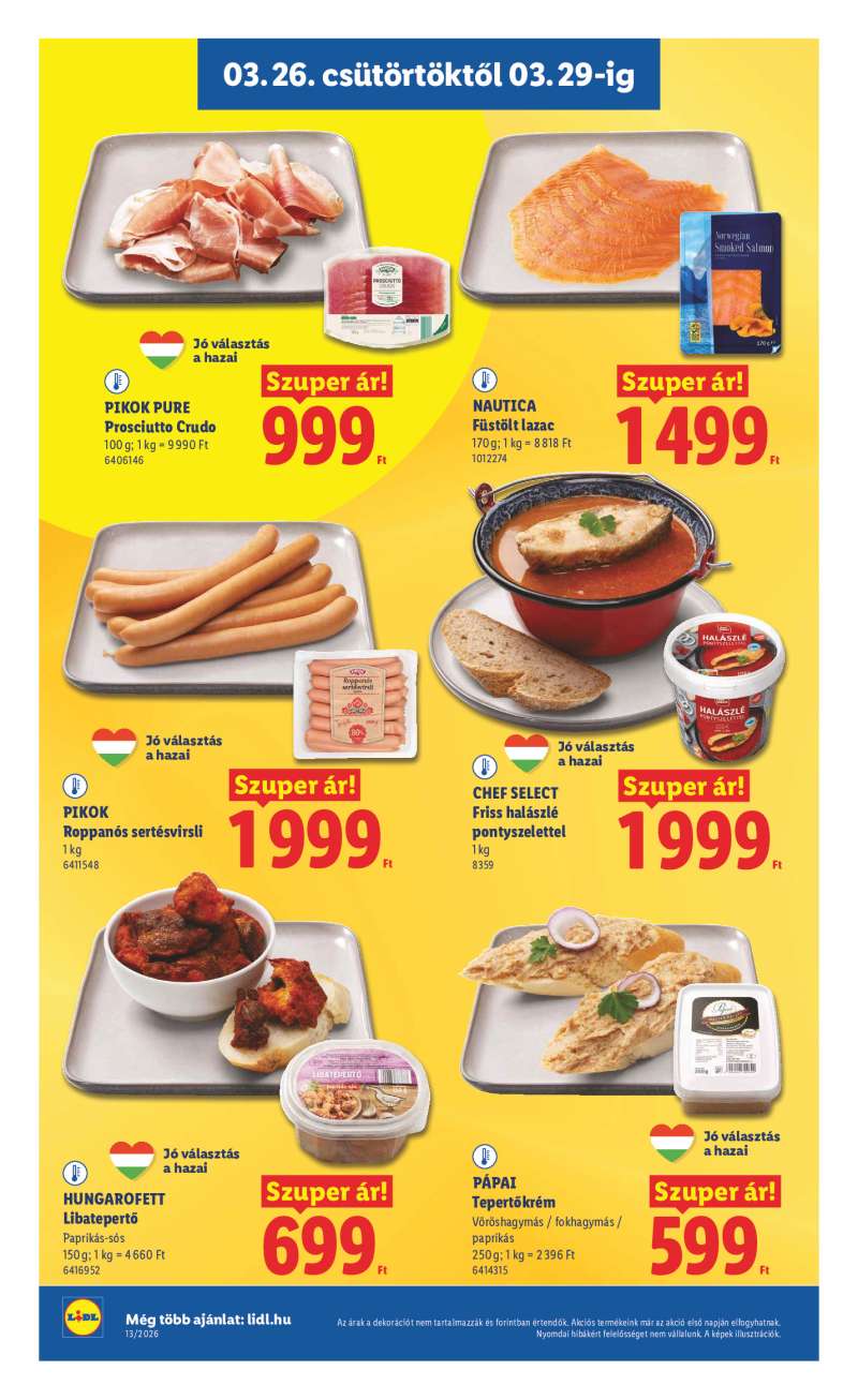Lidl Érvényes 03.26-tól 10 oldal