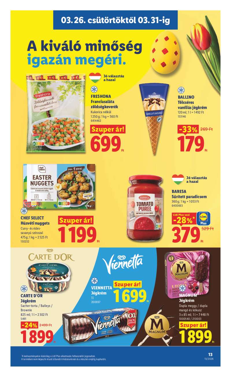 Lidl Érvényes 03.26-tól 13 oldal
