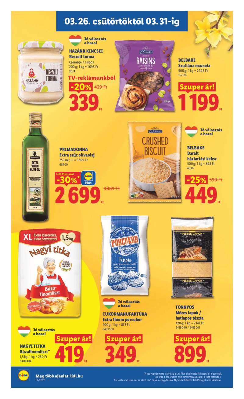 Lidl Érvényes 03.26-tól 14 oldal