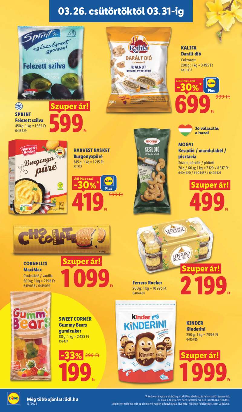 Lidl Érvényes 03.26-tól 18 oldal