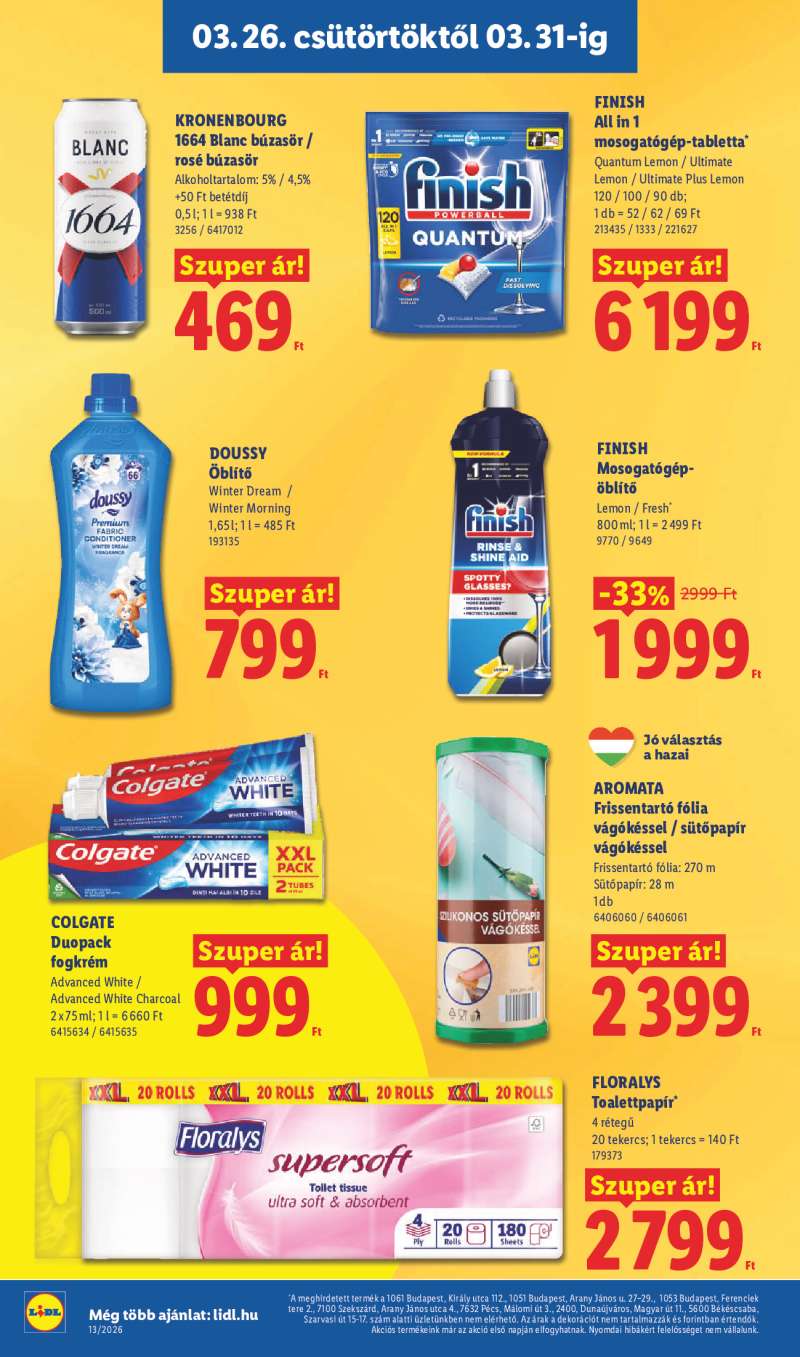 Lidl Érvényes 03.26-tól 20 oldal