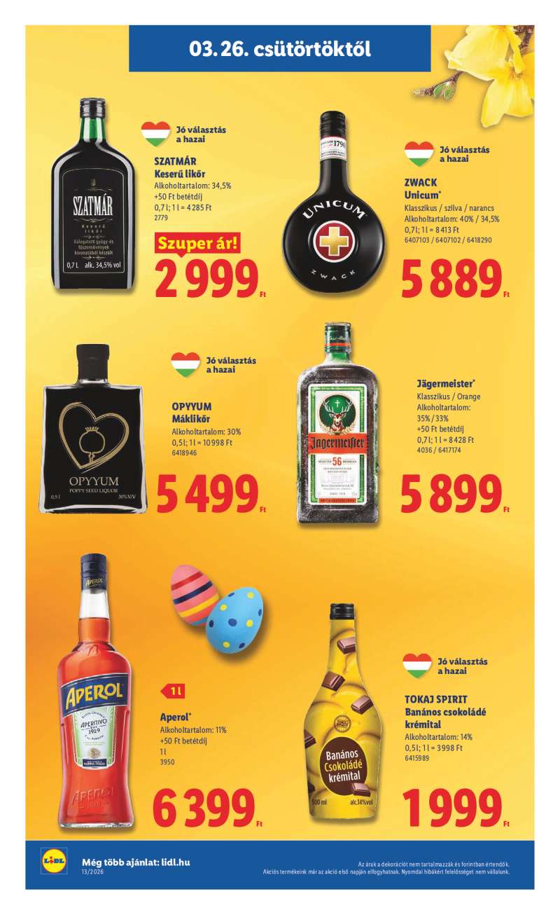 Lidl Érvényes 03.26-tól 26 oldal