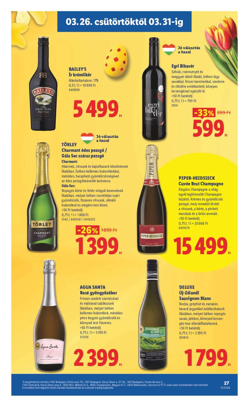 Lidl Érvényes 03.26-tól 27 oldal