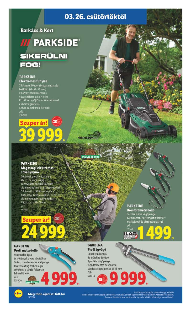 Lidl Érvényes 03.26-tól 36 oldal