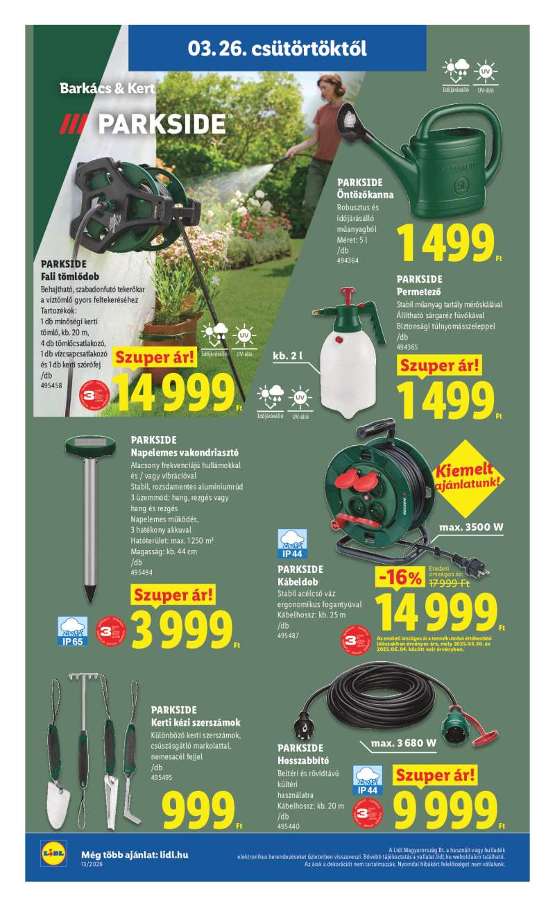 Lidl Érvényes 03.26-tól 38 oldal