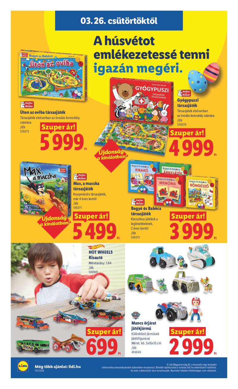 Lidl Érvényes 03.26-tól 40 oldal