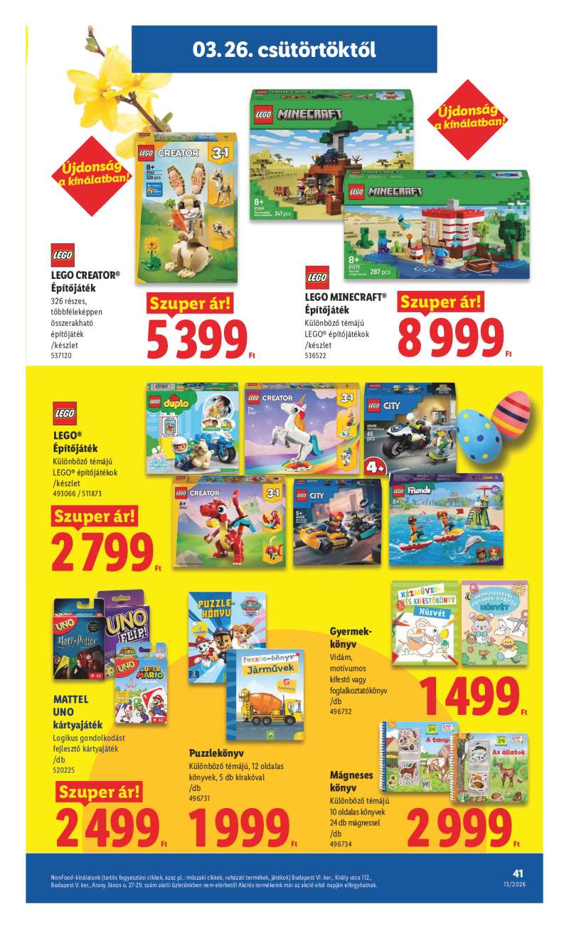 Lidl Érvényes 03.26-tól 41 oldal