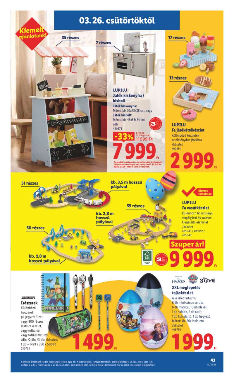 Lidl Érvényes 03.26-tól 43 oldal