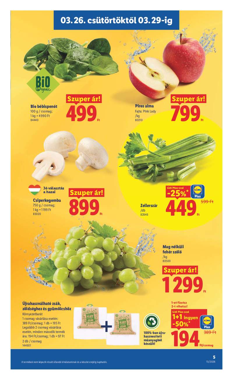 Lidl Érvényes 03.26-tól 5 oldal