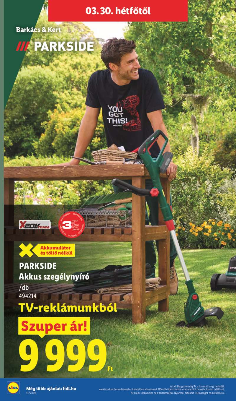 Lidl Érvényes 03.26-tól 50 oldal