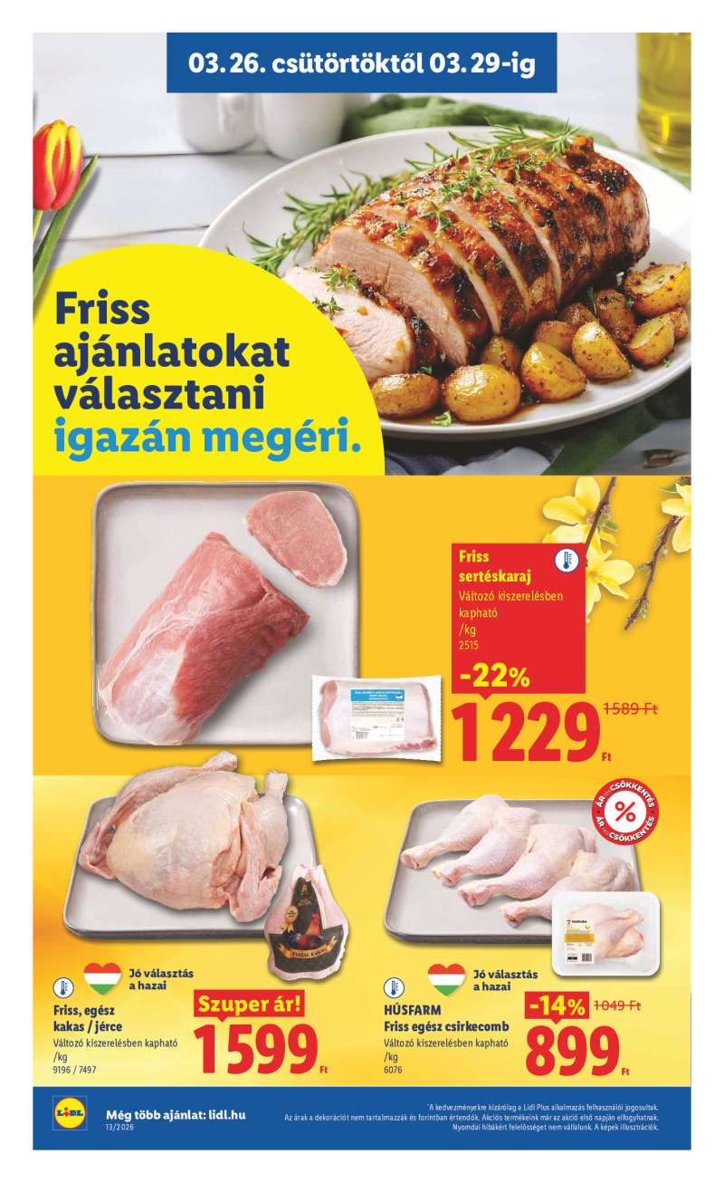 Lidl Érvényes 03.26-tól 8 oldal