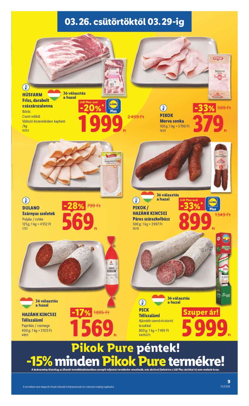 Lidl Érvényes 03.26-tól 9 oldal
