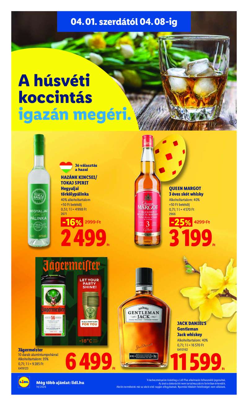 Lidl Érvényes 04.01-től 16 oldal