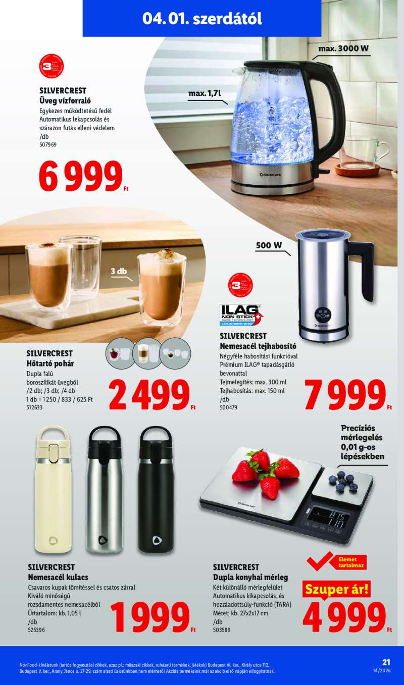 Lidl Érvényes 04.01-től 21 oldal