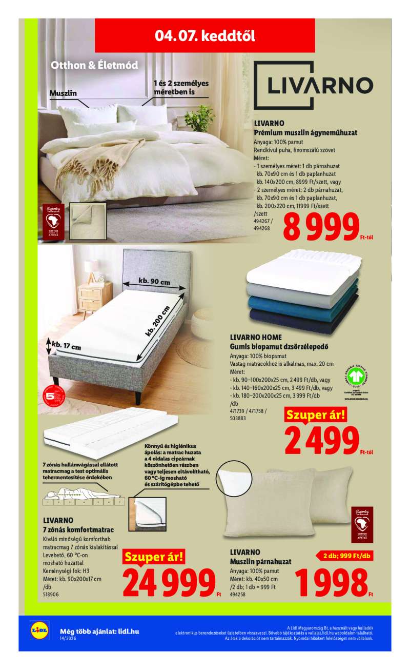 Lidl Érvényes 04.01-től 38 oldal