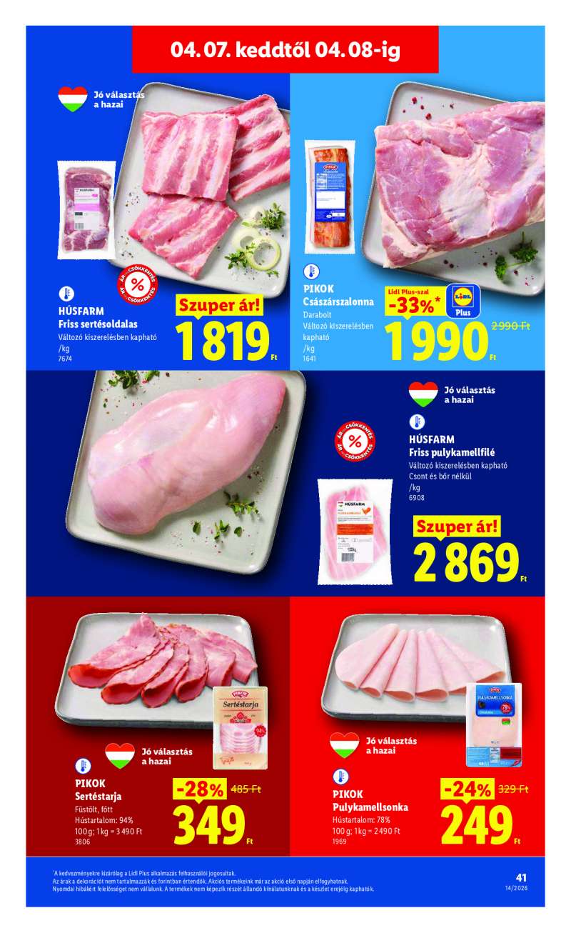 Lidl Érvényes 04.01-től 41 oldal