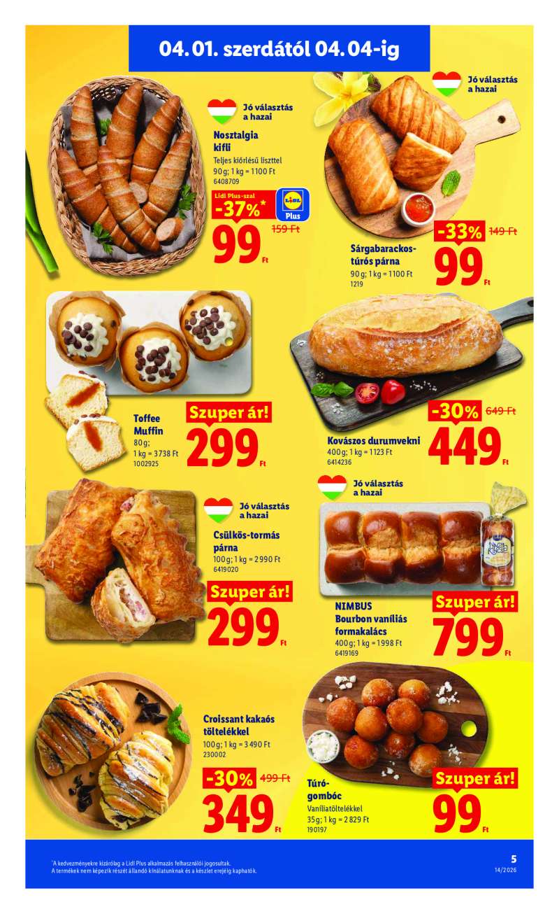 Lidl Érvényes 04.01-től 5 oldal