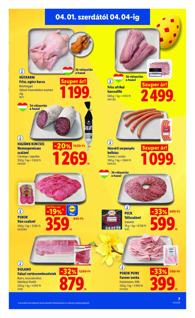 Lidl Érvényes 04.01-től 7 oldal